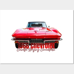 1966 Chevrolet Corvette Stingray Convertible Posters and Art